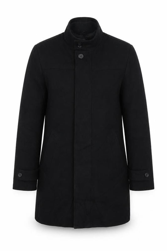 Burton Womens Black   Trench Coat Coat Size S