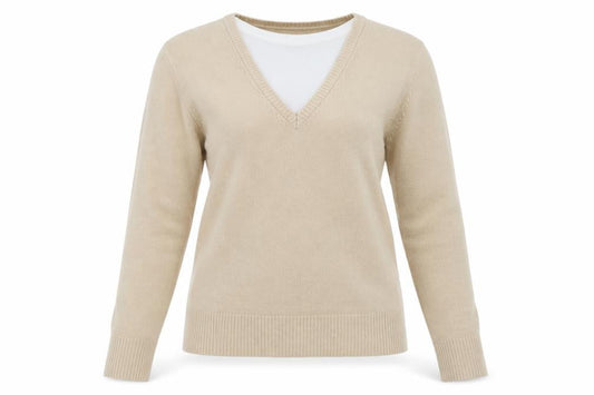 M&Co Womens Beige   Pullover Jumper Size S