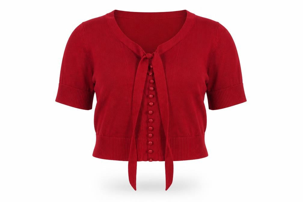 Warehouse Womens Red   Shrug Jumper Size 16