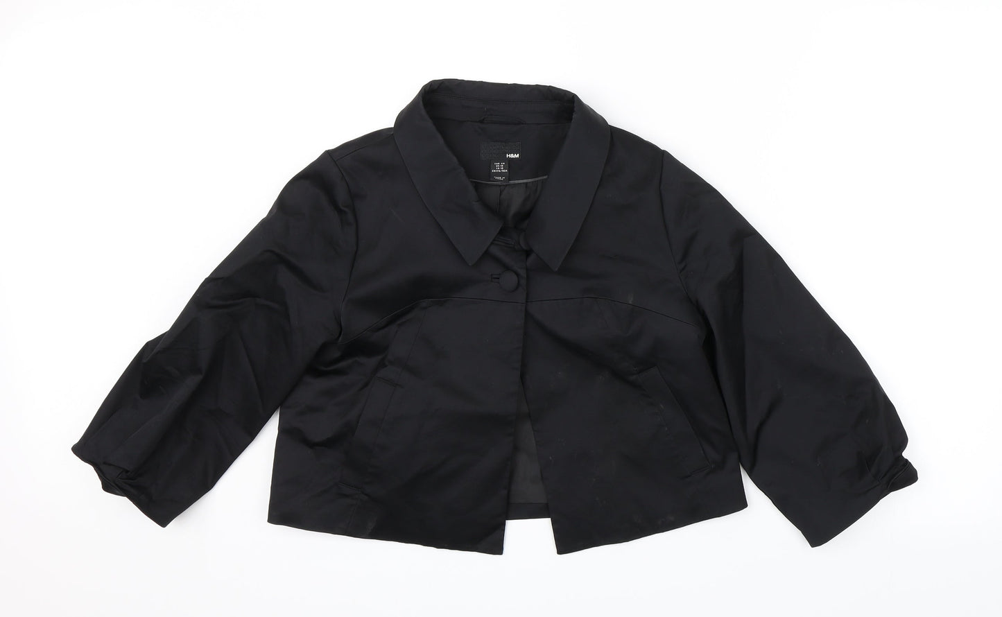H&M Womens Black   Jacket  Size 12