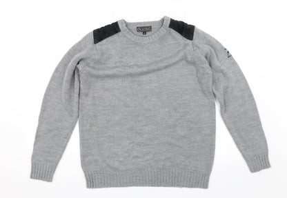 P.J. Field Mens Grey   Pullover Jumper Size S