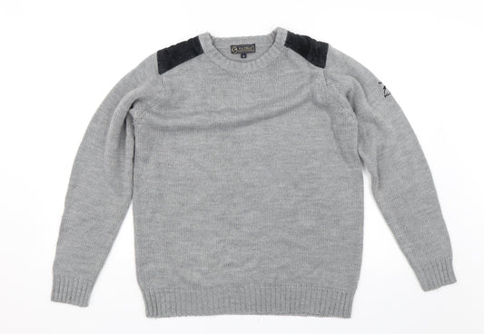 P.J. Field Mens Grey   Pullover Jumper Size S