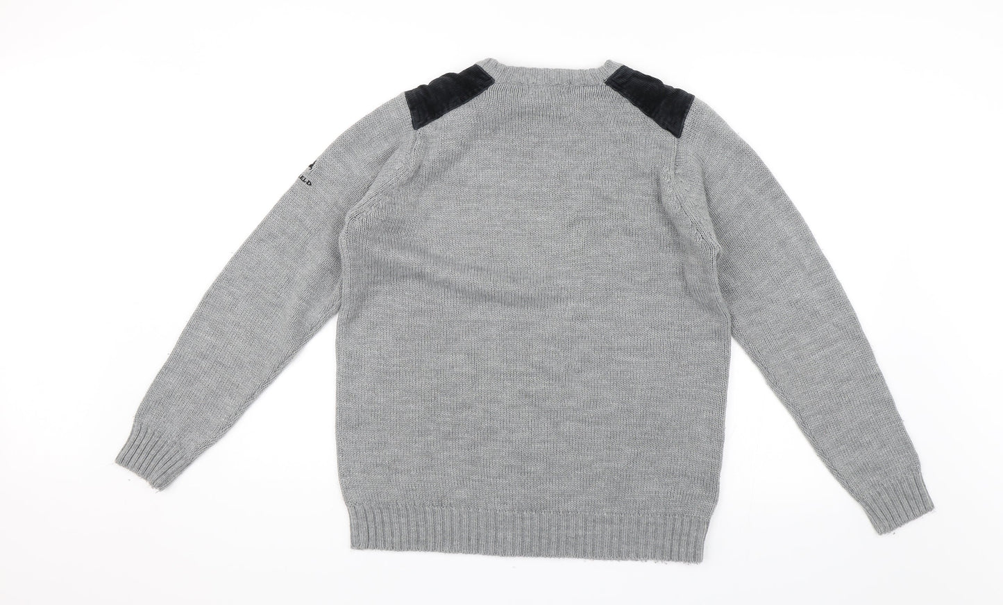 P.J. Field Mens Grey   Pullover Jumper Size S