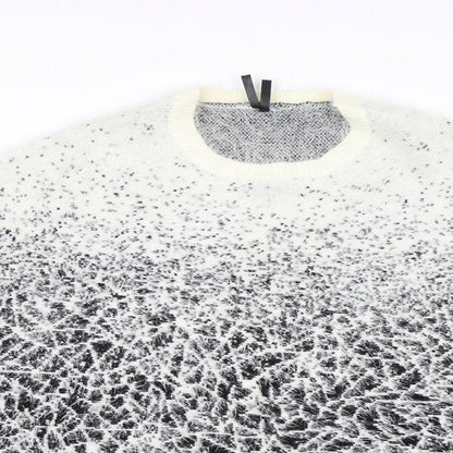 S.N Moda Womens White   Cape Jumper One Size