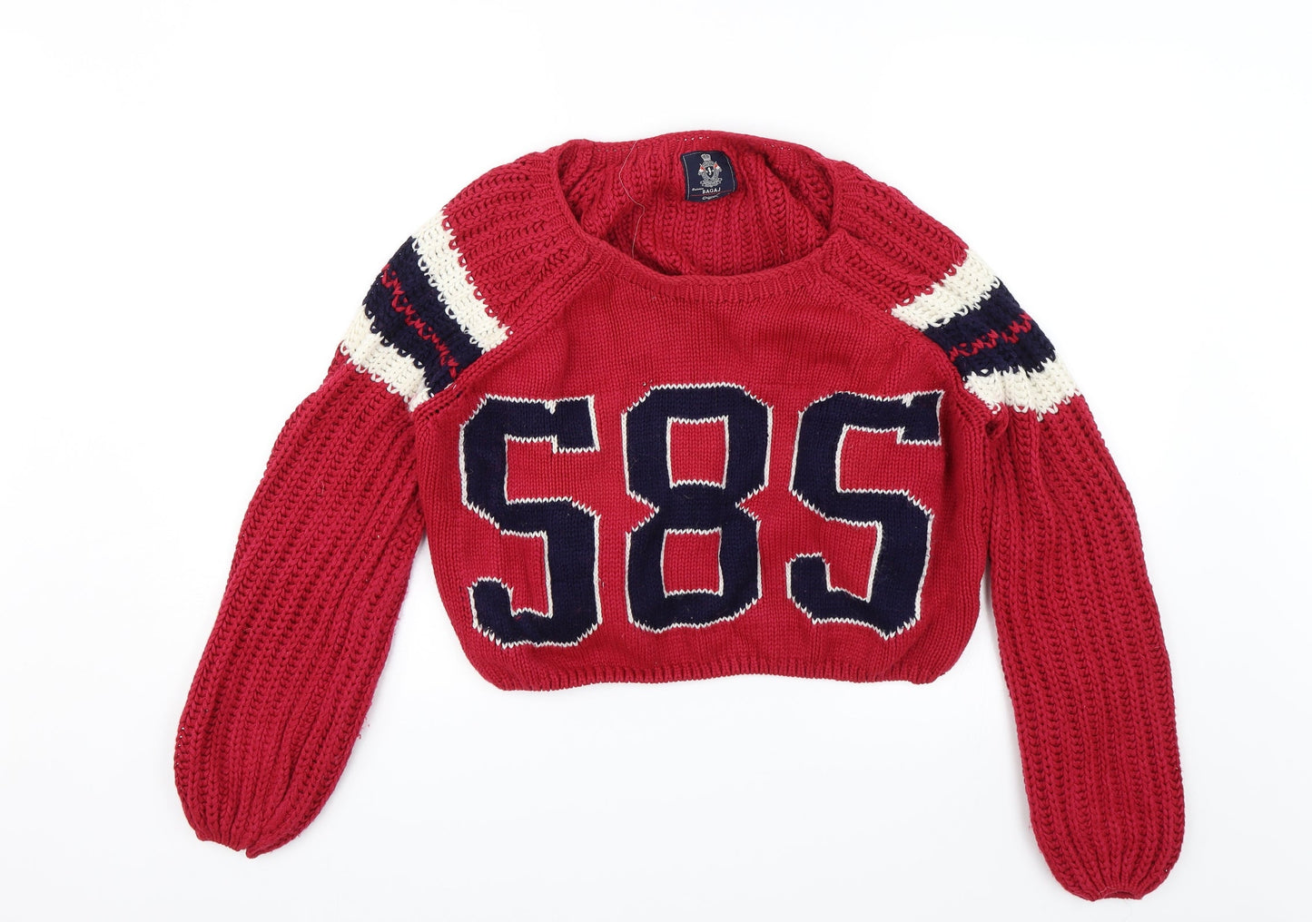 Bagaj Womens Red   Pullover Jumper Size S  - 585