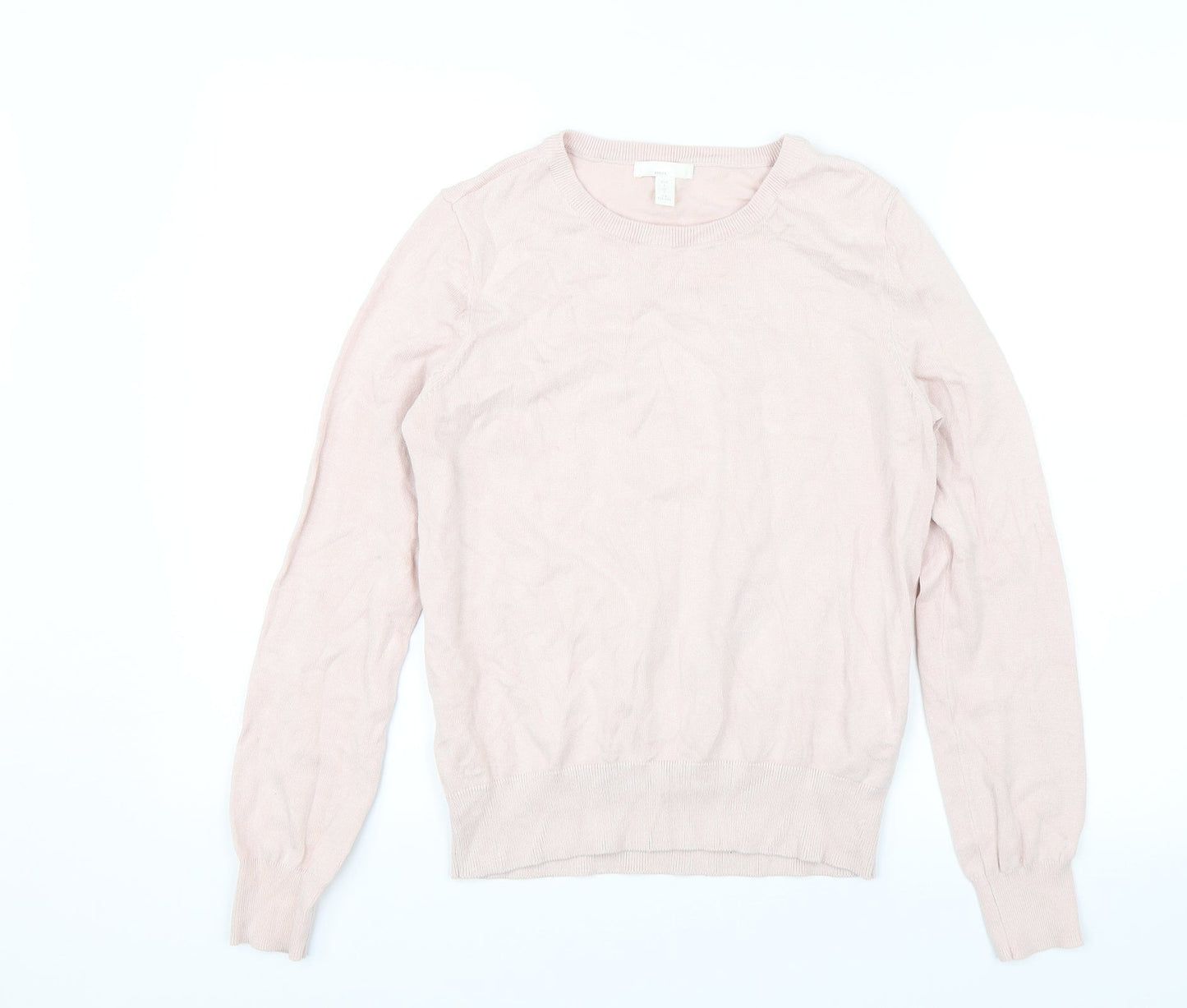 H&M Womens Pink   Pullover Jumper Size S