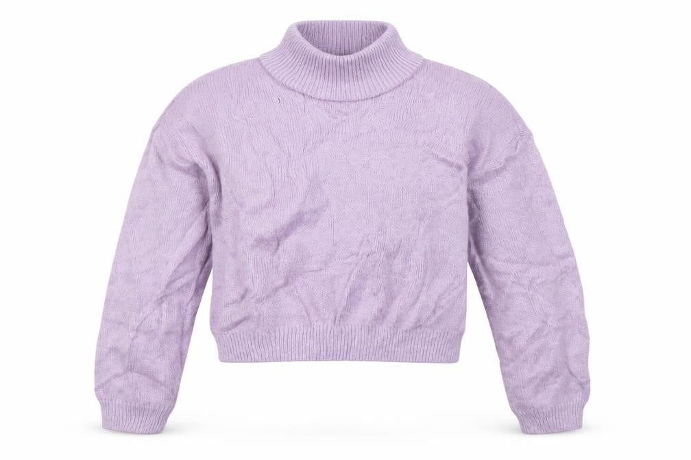 Nasty Gal Womens Purple  Knit Pullover Jumper Size M