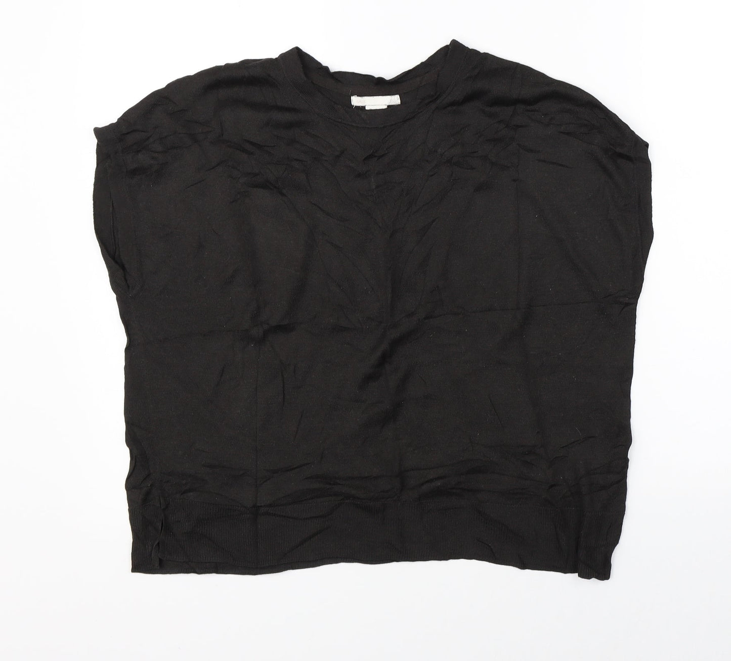 H&M Womens Black   Basic Blouse Size S