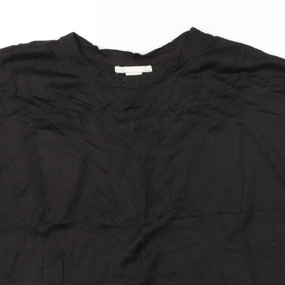 H&M Womens Black   Basic Blouse Size S