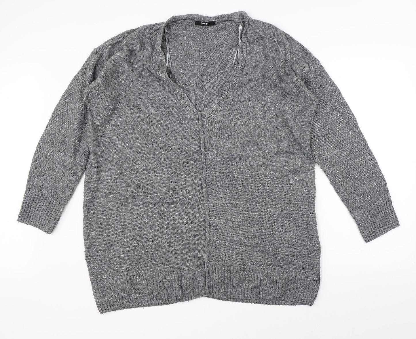 George Womens Grey   Pullover Jumper Size 16
