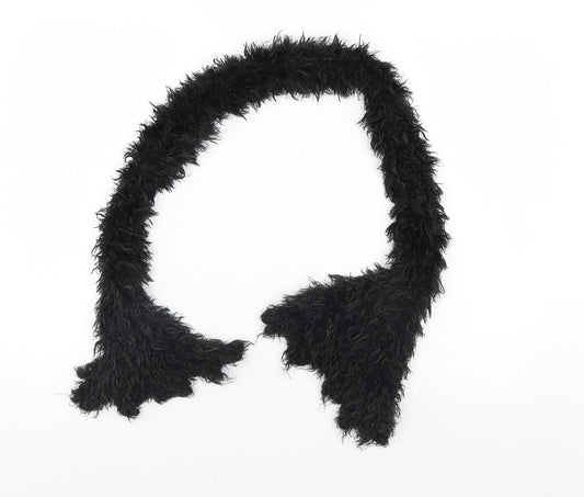 Preworn Womens Black    Scarf