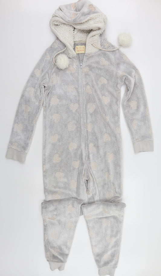 F&F Womens Grey Polka Dot   One Piece Size S