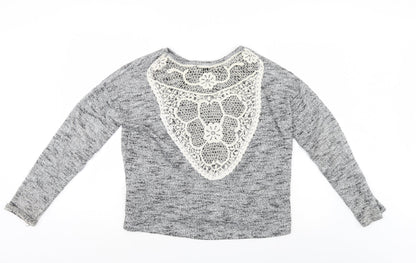 Preloved FOREVER 21 Womens Grey   Pullover Jumper Size M - Front
