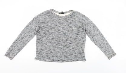 Preloved FOREVER 21 Womens Grey   Pullover Jumper Size M - Back