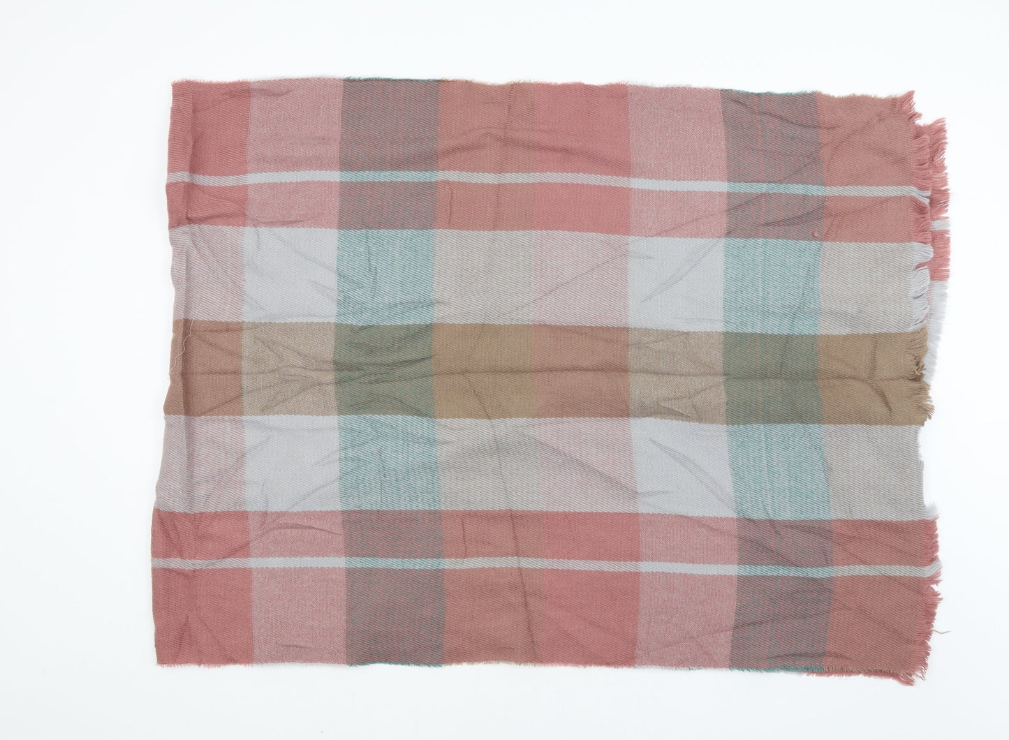 Preworn Womens Multicoloured Check   Shawl/Wrap