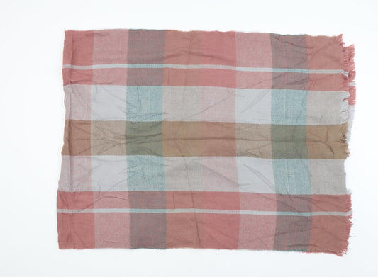 Preworn Womens Multicoloured Check   Shawl/Wrap