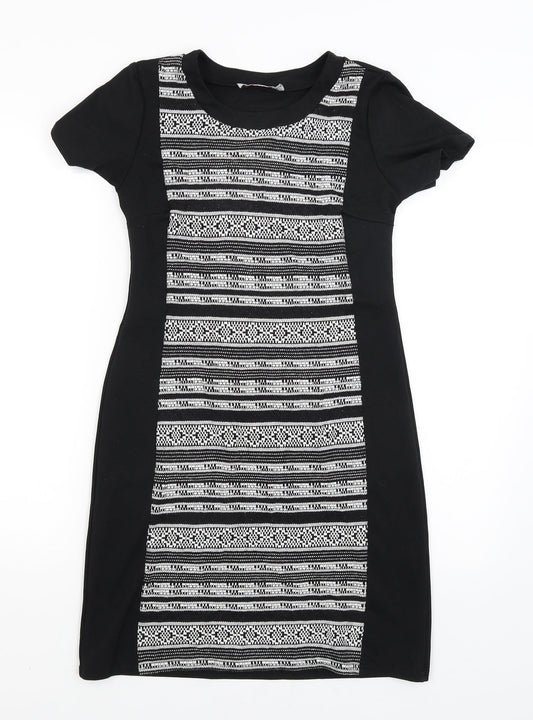 Louche Womens Black   Pencil Dress  Size 10