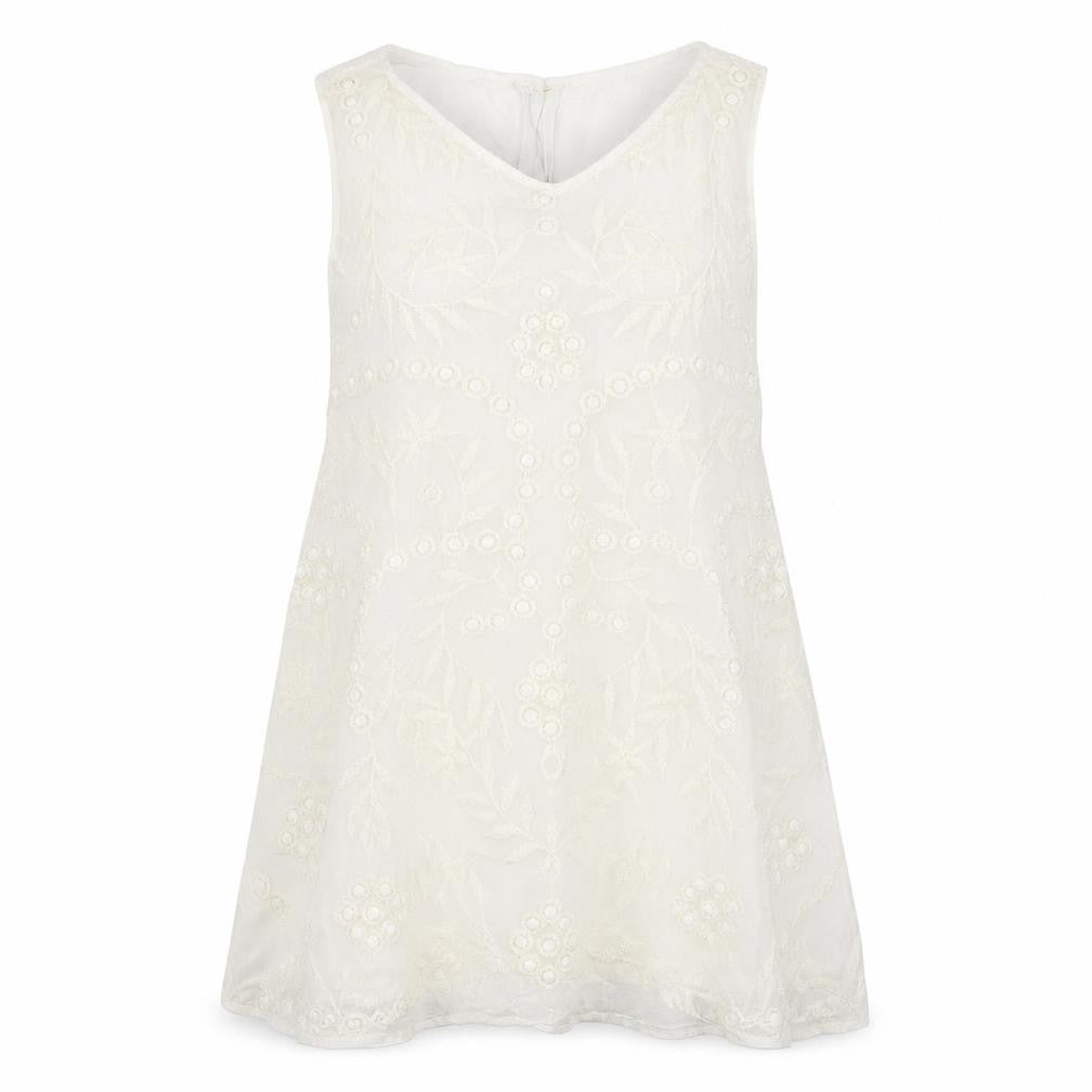 River Island Womens White   Tank Dress  Size 14