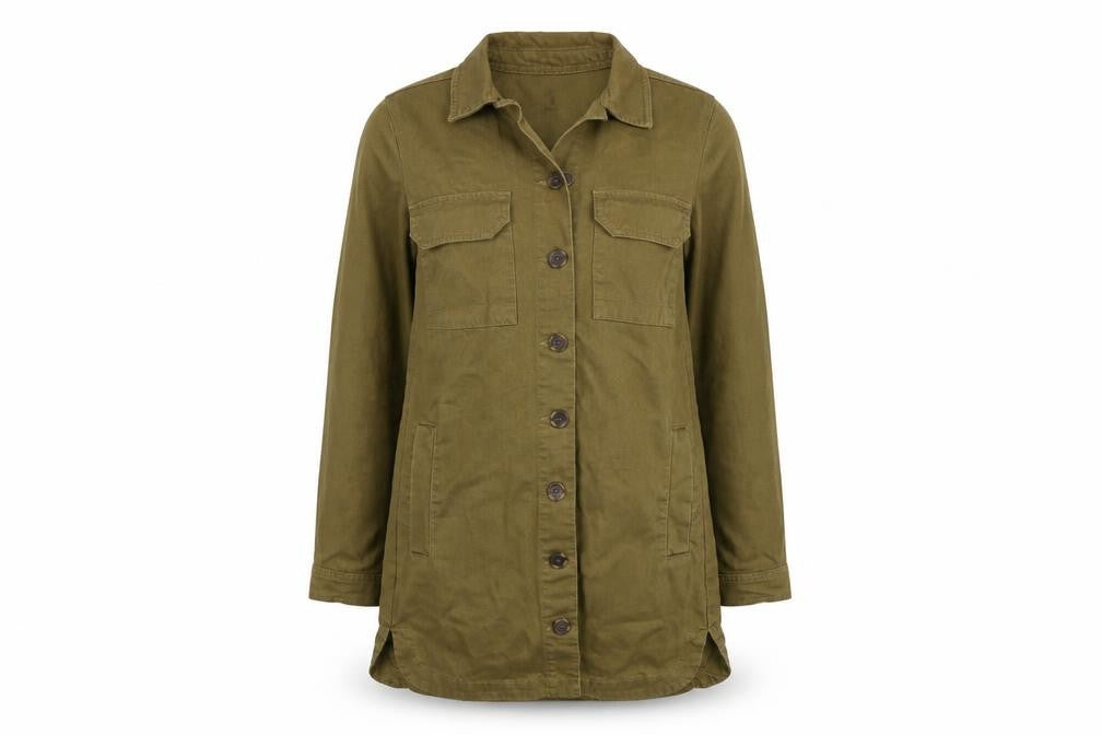 Ware denim Womens Green   Basic Button-Up Size 6