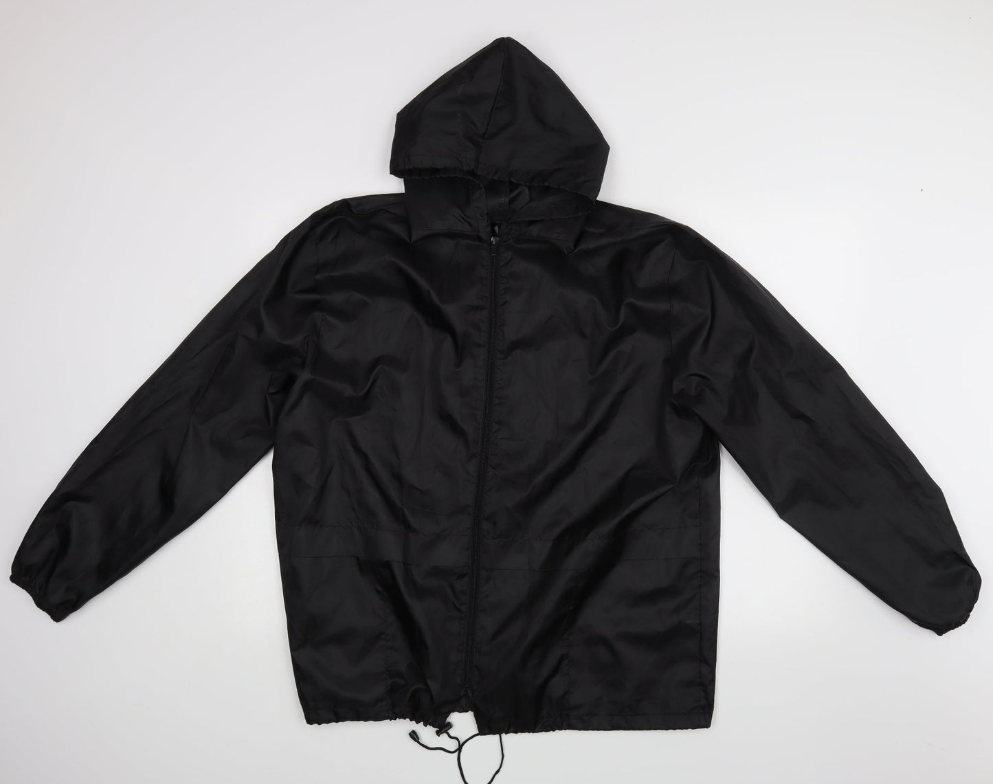 Rainy Days Mens Black  Rayon Jacket  Size M