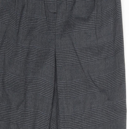 New Look Womens Grey   Dress Pants Trousers Size 8 L25 in