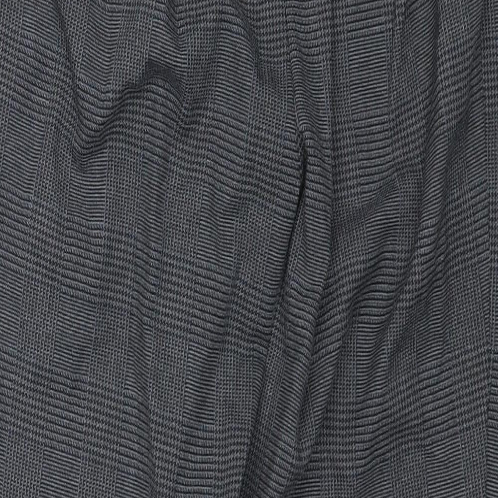 New Look Womens Grey   Dress Pants Trousers Size 8 L25 in