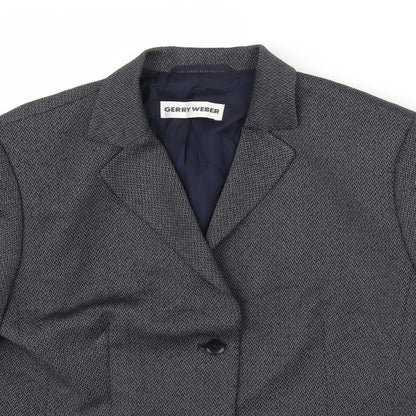 Preloved Gerry Weber Mens Grey   Jacket Suit Jacket Size 38 - Detail