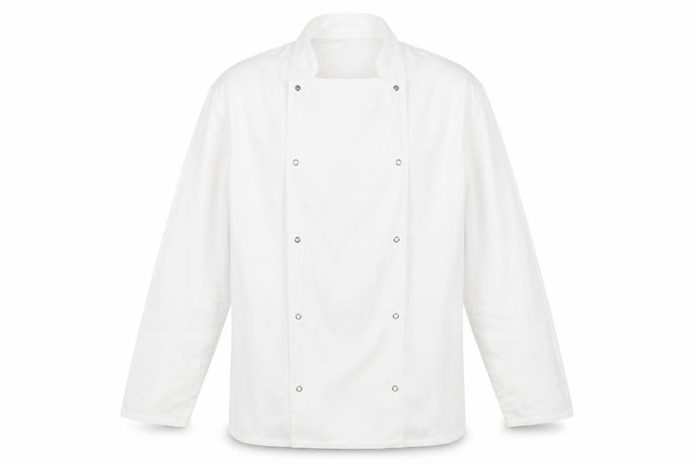 Premier Mens White    Button-Up Size L