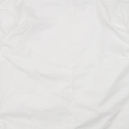Premier Mens White    Button-Up Size L