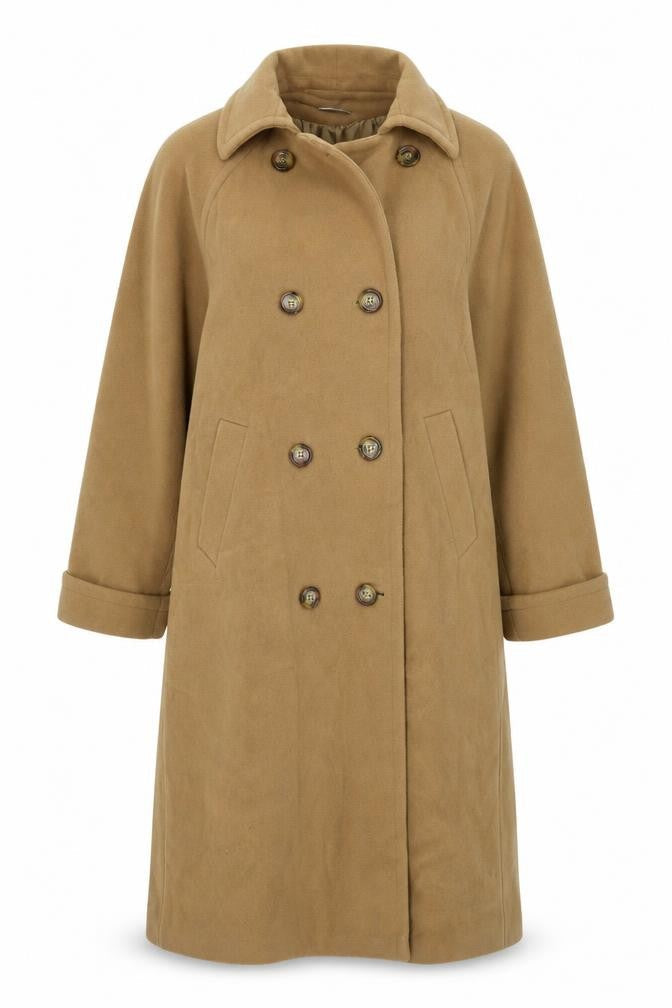 DAMO Womens Brown   Overcoat Coat Size 10