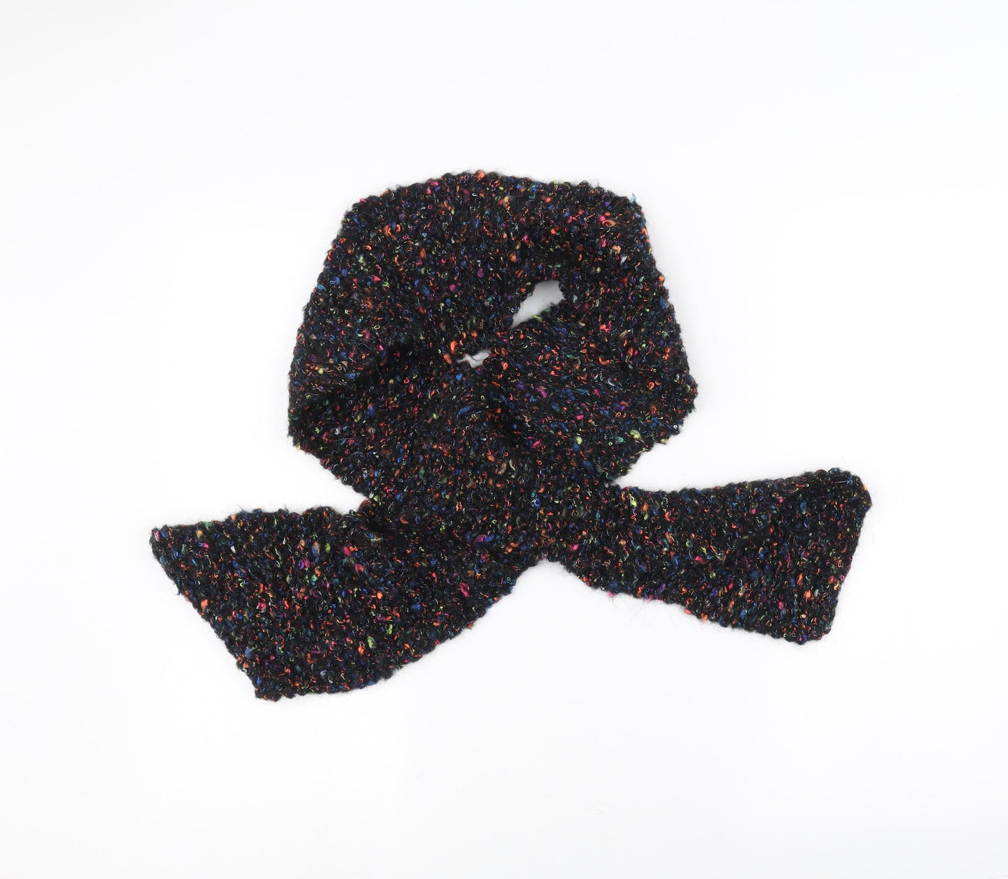 Preworn Womens Black    Scarf