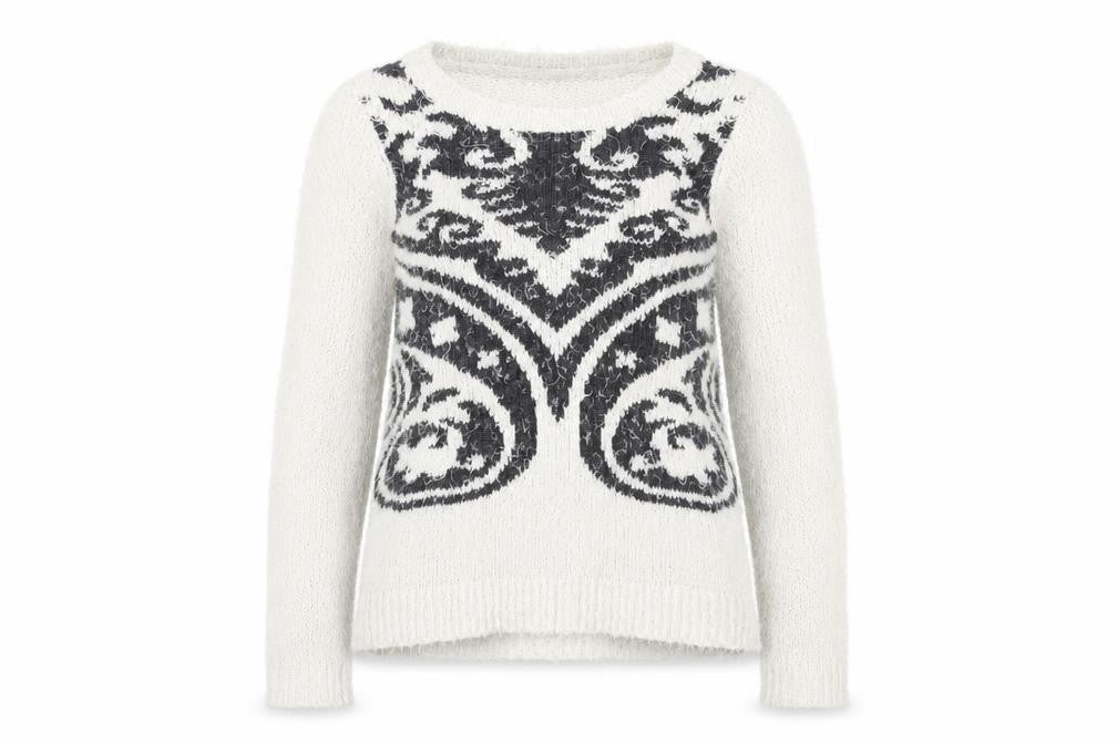 Dorothy Perkins Womens White   Pullover Jumper Size 14