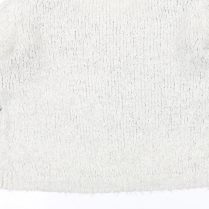 Dorothy Perkins Womens White   Pullover Jumper Size 14