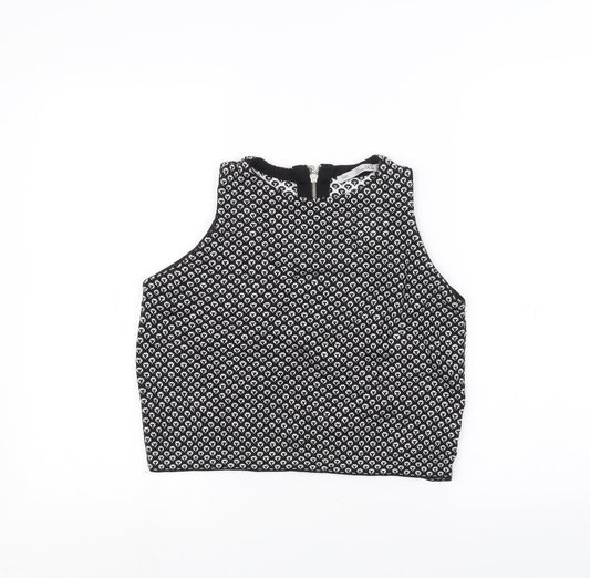 Zara Knit Womens Black   Basic T-Shirt Size S
