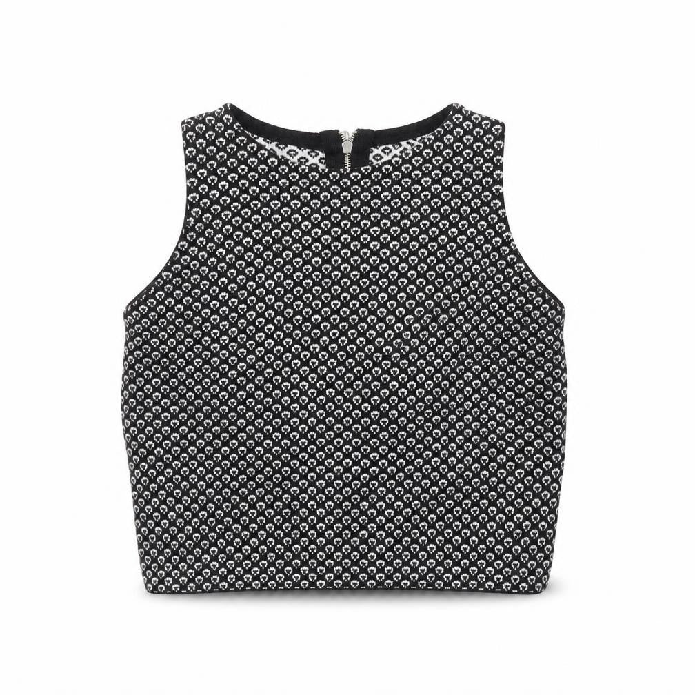 Zara Knit Womens Black   Basic T-Shirt Size S