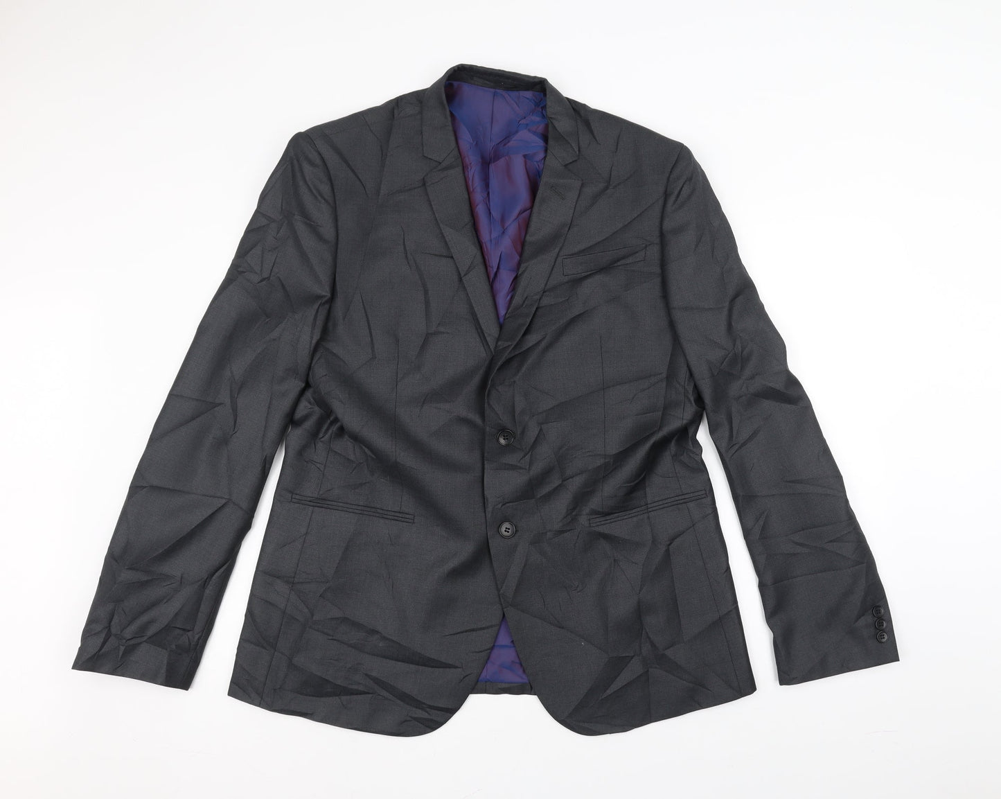 Marks and Spencer Mens Grey   Jacket Suit Jacket Size 44