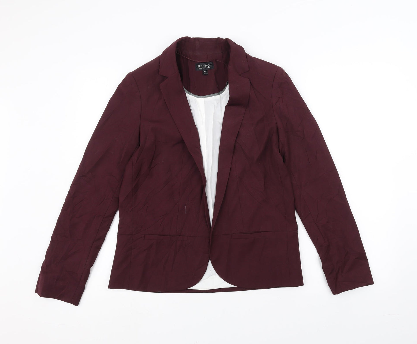 Topshop Womens Purple   Jacket  Size 8