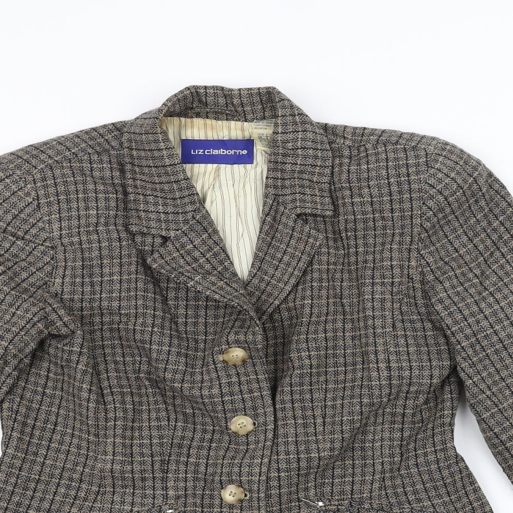 Liz Claiborne Womens Brown   Jacket  Size 6