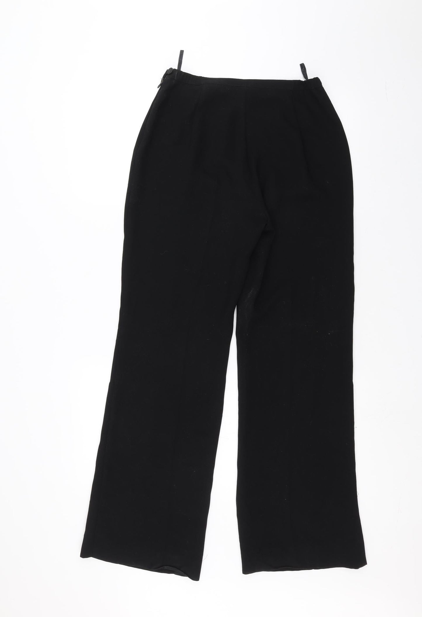 Preworn Womens Black   Trousers  Size 10 L26 in