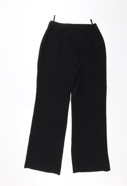 Preworn Womens Black   Trousers  Size 10 L26 in