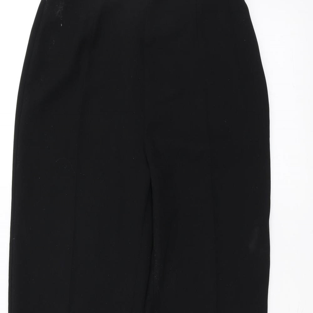 Preworn Womens Black   Trousers  Size 10 L26 in