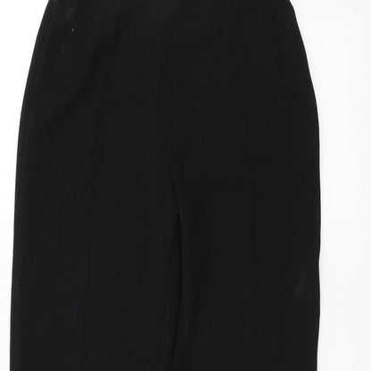 Preworn Womens Black   Trousers  Size 10 L26 in