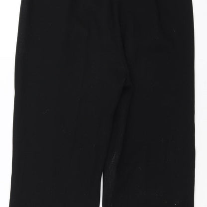 Preworn Womens Black   Trousers  Size 10 L26 in