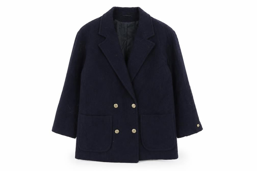 paul separates Womens Blue   Overcoat Coat Size 12