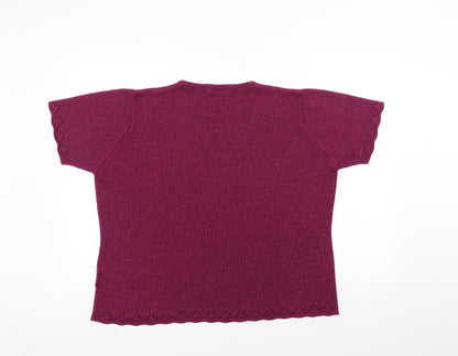EWM Womens Pink   Basic T-Shirt Size XL