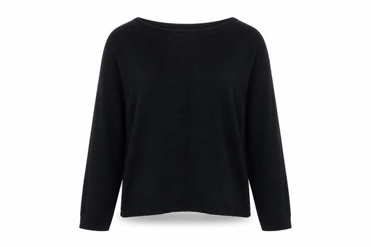 Front view of Atmosphere women’s black jumper, size UK 10