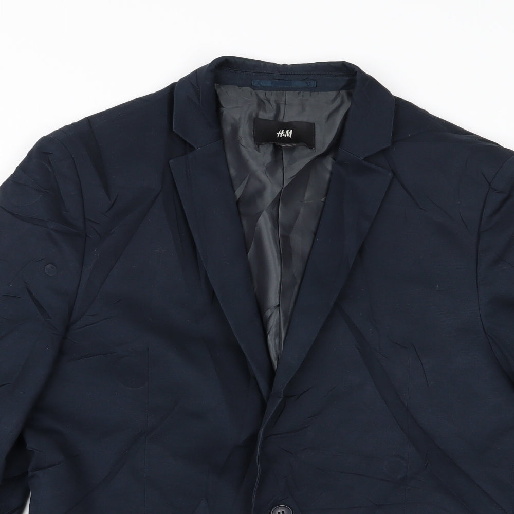 H&M Mens Blue   Jacket  Size M