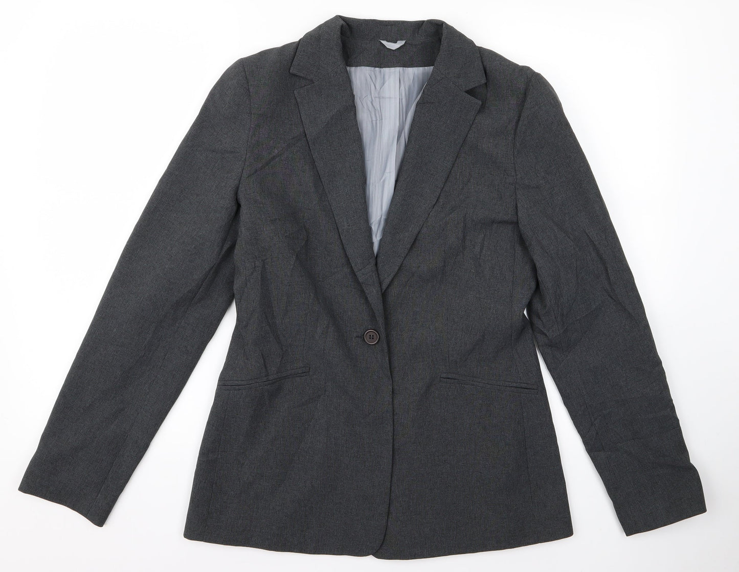 Topshop Womens Grey   Jacket  Size 10