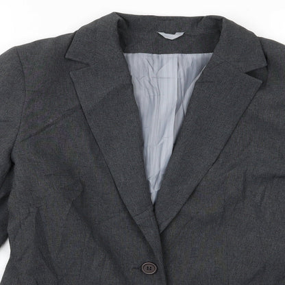Topshop Womens Grey   Jacket  Size 10