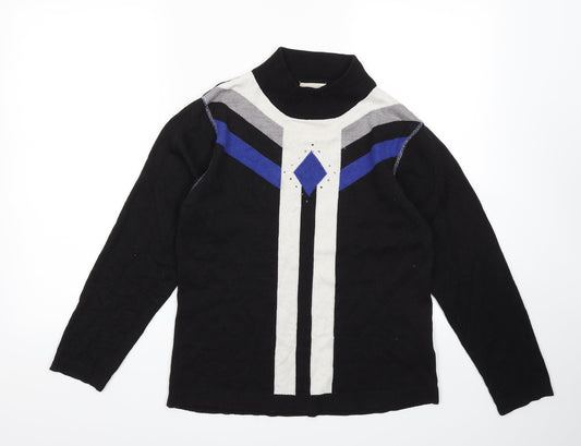 paramre Mens Black   Pullover Jumper Size M